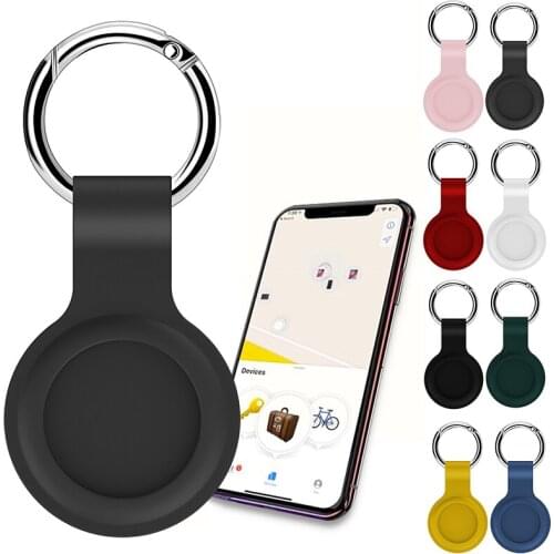 New Silicone Protective Case For Apple Airtags Locator Tracker Cover Protective Case Full Protection Track Shell Dropship