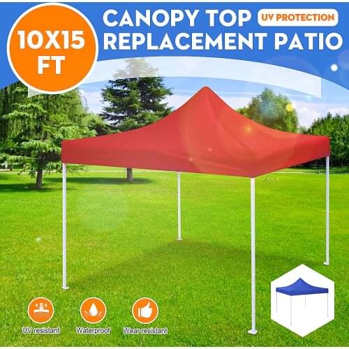 300x450cm Folding Tent Top Canopy Replacement Cover Oxford Cloth Waterproof Rainproof Anti UV Sun Shelter Outdoor Sunshade Tents