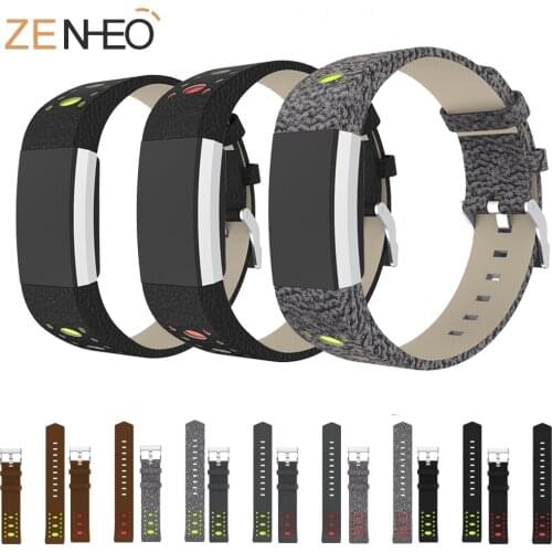 Replacement For Fitbit Charge2 Leather Strap Smart Watch Bracelet Interchangeable Soft Silicone sport Strap For Fitbit Charge 2