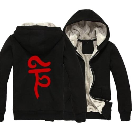 Tibetan Tulpa Back Home Henry Sigil Sign Time Goes Winchester Woman Girl Parkas Full Zip Coat Plus Velvet Autumn Winter ZIIART