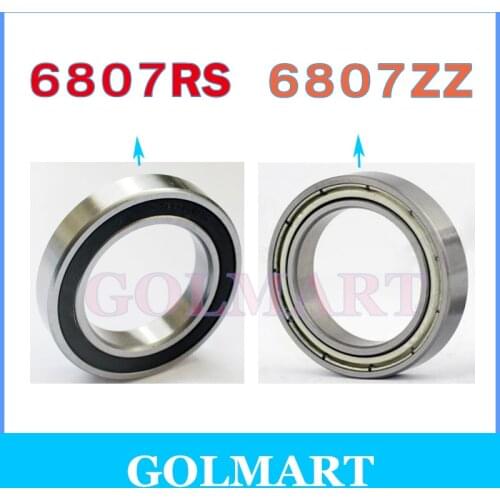 3pcs 35mm 35*47*7 35x47x7 mm 6807ZZ 61807Z 61807-2RS 61807ZZ 6807RS metal shielded steel radial deep groove ball bearing