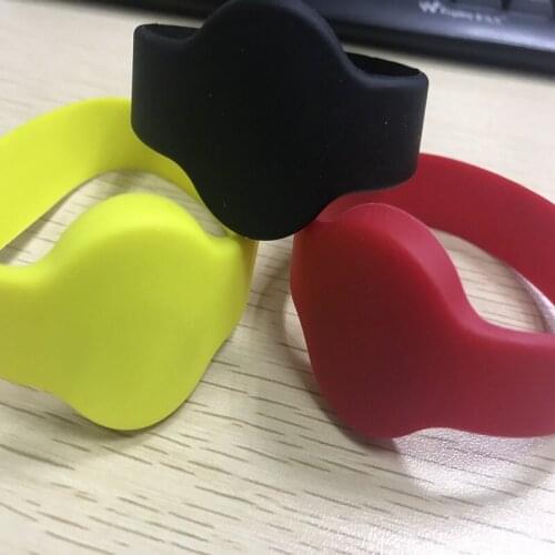 300pcs/lot RFID FM1108 silk-screen silicone wristbands wristbands waterproof bracelet