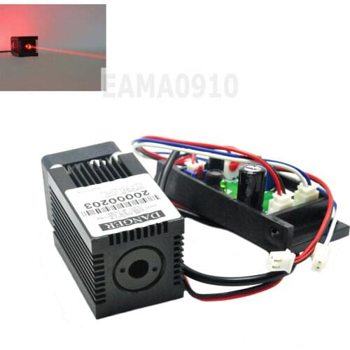 638nm 400mw 12V Orange-Red Laser Diode Module w/ TTL and Fan for RGB Laser Stage