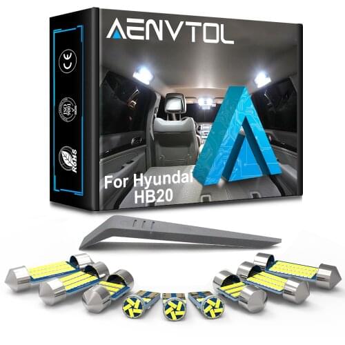 LASFIS 11Pcs For Hyundai HB20 HB20S HB20X 2013-2019 Canbus Car LED Interior Light Indoor Dome Map Reading Lamp Auto Accessories