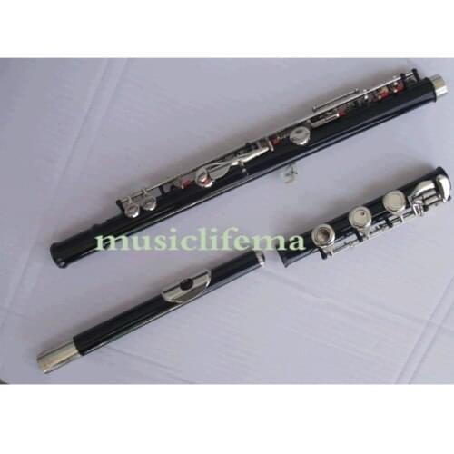 Black 17 Open holes flute C key+E Great Metal Tone Tec