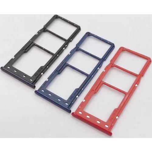 SIM Card Slot Holder For Samsung Galaxy A10 A105 A105F A105G A105FN Original Phone Nano SIM Micro SD Card Tray Adapter