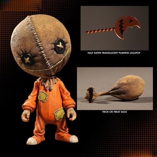 Mezco Movie Trick 'R Treat Sam BJD PVC Action Figure Model Toys Dolls