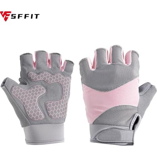 Fitness gloves protect wrist anti-skid cycling half-finger movement horizontal bar breathable light pull-up to prevent cocoon