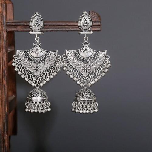 Classic Ethnic Womens Sector Earrings Bijoux Vintage Retro Tassel Drop Earrings Tribe Indian Jewelry