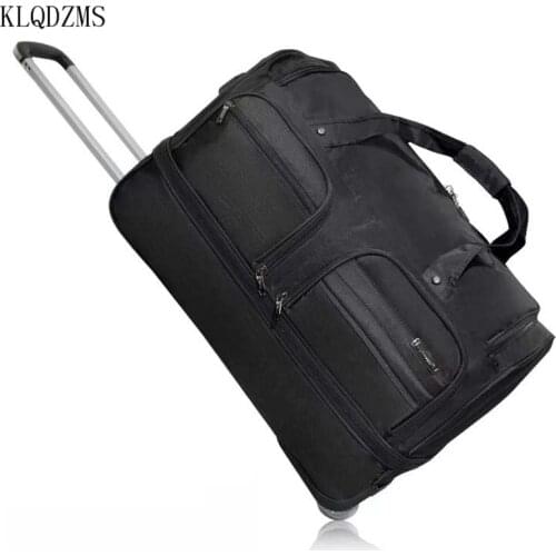KLQDZMS 20’’24’28 Inch Oxford Creative Suitcase Bag Men Travel Box On Wheels Lightweight Trolley Luggage For Men Women