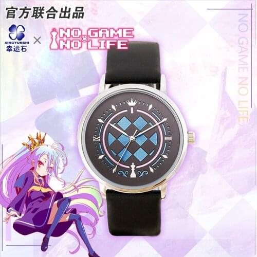 No Game No Life Sora Shiro Watch Waterproof Comics Role Anime Character New Trendy Action Figure Gift