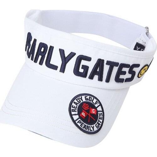 New Unisex Empty Top Summer Hat 3 Colors Shade Baseball Visors Golf Cap PG Outdoor Sport Golf Cap