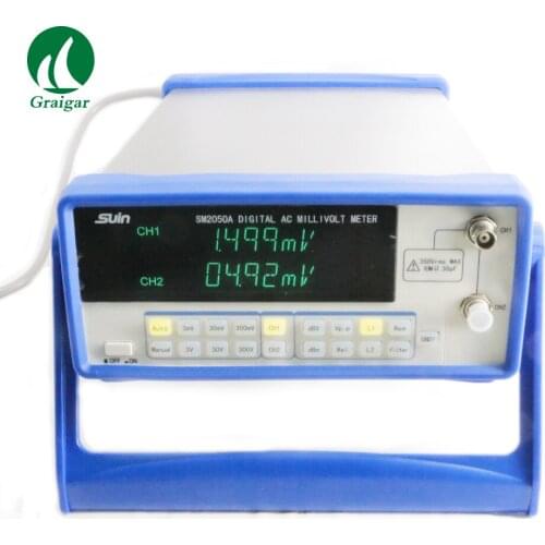 New Professional SM2050A Digital AC Millivoltmeter AC Voltage 50V~300V