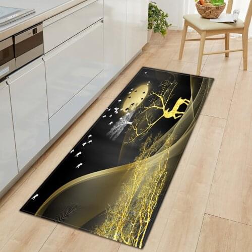 Printed 3D Home Floor Mats Anti Slip Doormat Water Absorbent Mat for Kitchen Bathroom Bedroom Hallway Foot Rugs Entrance Carpet