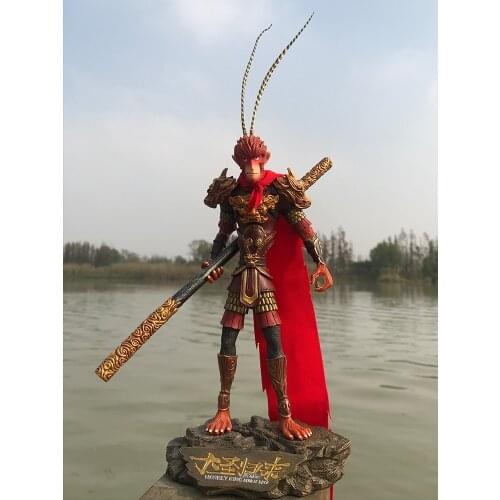 Monkey King Returned Monkey King Gold Armor Figure Model Poster Classic Style 1/9 Doll