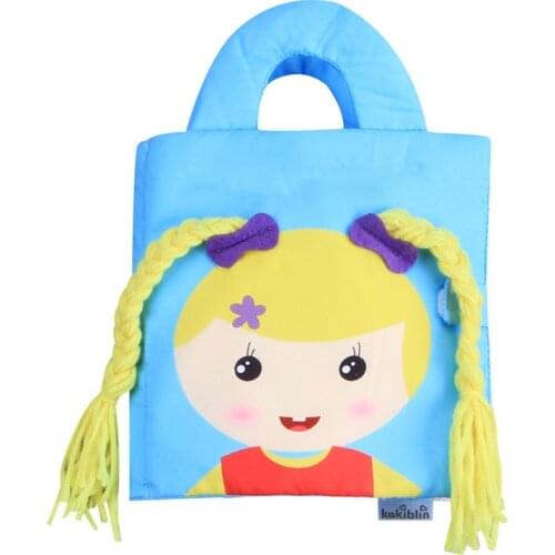 Girls Development Baby Cloth Book Life Skills Teaching Early Educational Interactive Montessori Quiet Baby Book Toys For Girl