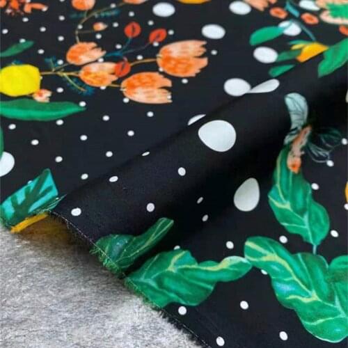 Silk Fabric High-end 18 Mumi Stretch Crepe De Chine Shirt Dress Clothing Half Skirt Mulberry Fabric Designer African Jacquard