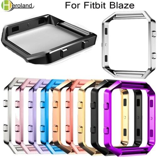 Replacement case Accessory Stainless Steel Metal Frame Holder For Fitbit Blaze Smart Watch Accessories Frame Case Cover Shell