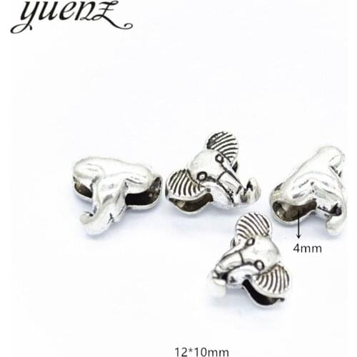YuenZ 10pcs Vintage Elephant Bead Charms big hole Beads European pendant fit for necklace bracelet DIY pendants 12*10mm R12
