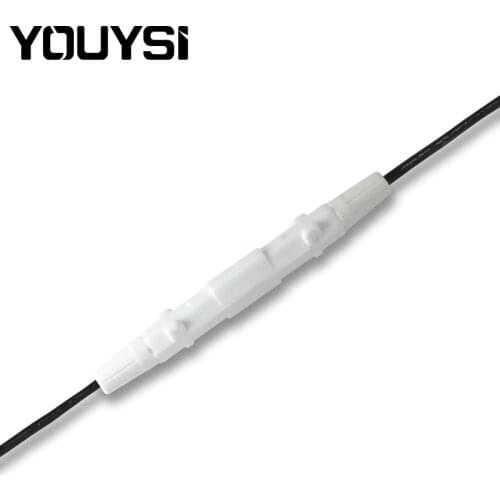 YOUYSI 100pcs Drop cable protection box Optical fiber Protection box small round tube heat shrink tubing to protect fiber