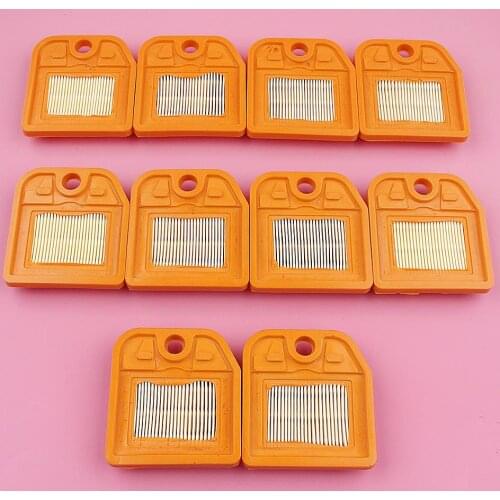 10pcs/lot Air Filter Cleaner For Stihl HS81 HS81R HS81RC HS81T HS86 HS86R HS86T Trimmer Spare Tool Part 4237 141 0300