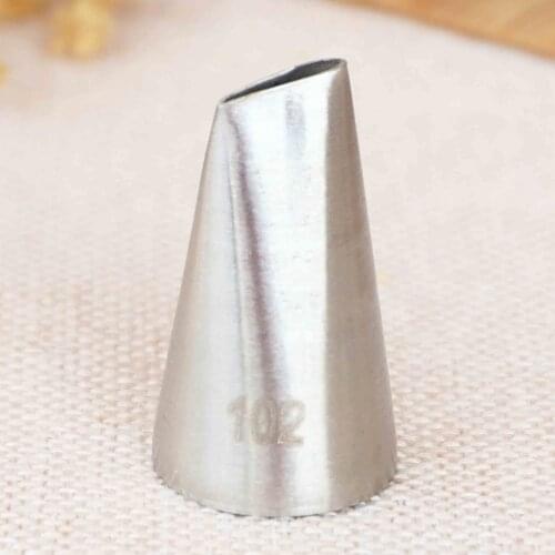 #102 Piping Nozzle Decorating Icing Tip Baking &Pastry Tools Bakeware For Creating Cream Rose Petal Shape