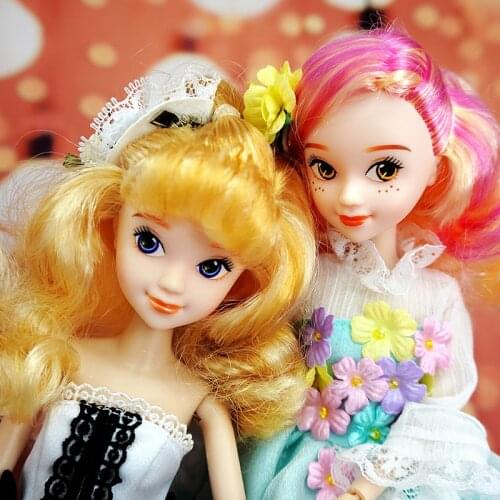 28cm Princess Lolita Girl Doll With Dressup 1/6 Lovely Face Beautiful Dolls Toy