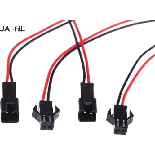 5Pairs SM 2Pins Plug Male To Female Terminal Wire Connectors Length 10/20cm Dropshipping