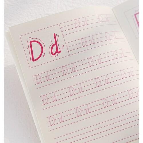 5pcs/set New Kindergarten English copybook Alphabet exercise book for kids children