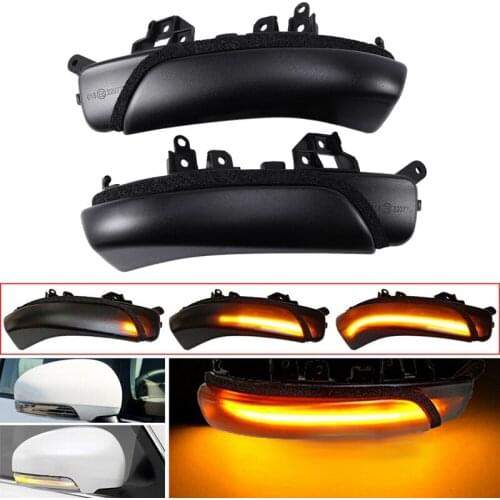 Car LED Amber Turn Signal Light Rearview Mirror Lamp for Toyota Avalon Prius Crown Camry 81740-30130