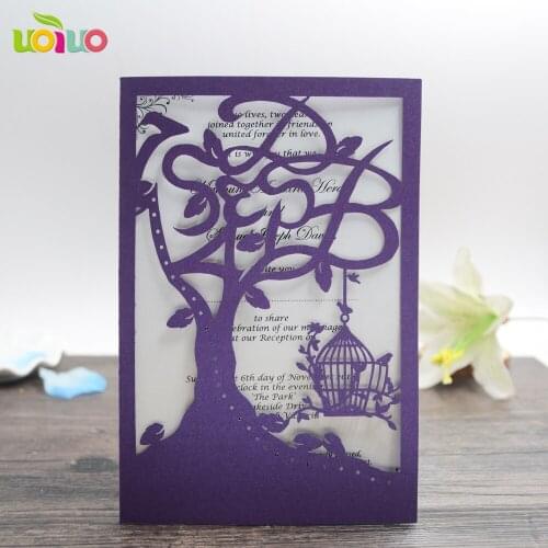 Free shipping 50set inc56 Fine Wedding Invitation Card Romantic Cards Envelope Delicate Carved Pattern Invitations Party