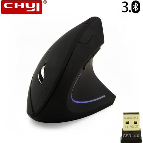 Ergonomic Vertical Mouse with LED Backlit Bluetooth Mouse 1600DPI Optical Mause Computer Wrist Healthy Gamer Mice For PC Laptop
