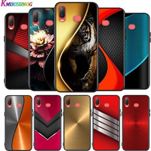 Color Brushed Metal for Samsung Galaxy A9 A8 Star A750 A7 A6 A5 A3 Plus 2018 2017 2016 Silicone Black Phone Case Soft Cover