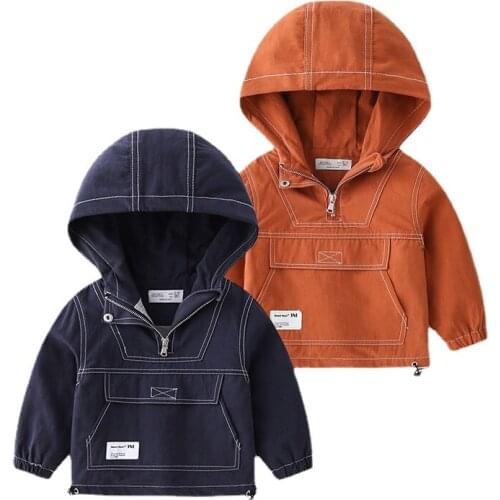 Spring Autumn Children Boys Hoodie Jacket Toddler Jacket Baby Boy Fall Jacket Boy Clothes Baby Boy Coat