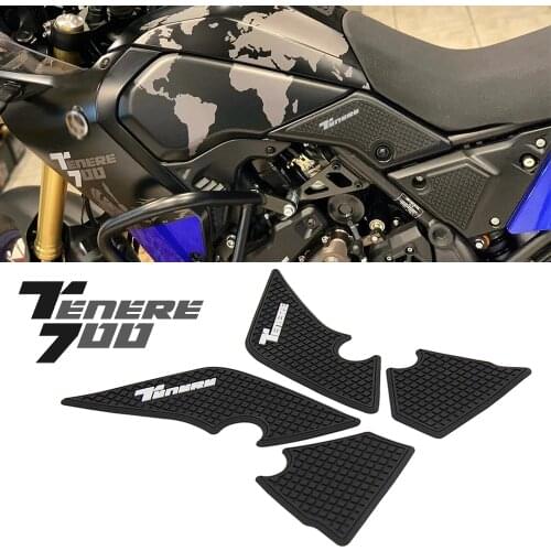 FOR YAMAHA Tenere 700 XTZ 700 Motorcycle Non-Slip Side Fuel Tank Stickers Waterproof Pad Rubber Sticker 2019 2020