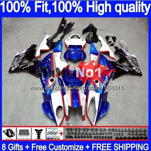 Injection For BMW S 1000RR 1000 RR 32MC.6 S1000 RR 2009 2010 2011 2012 2013 2014 S1000RR 09 10 11 12 13 14 Fairing blue white