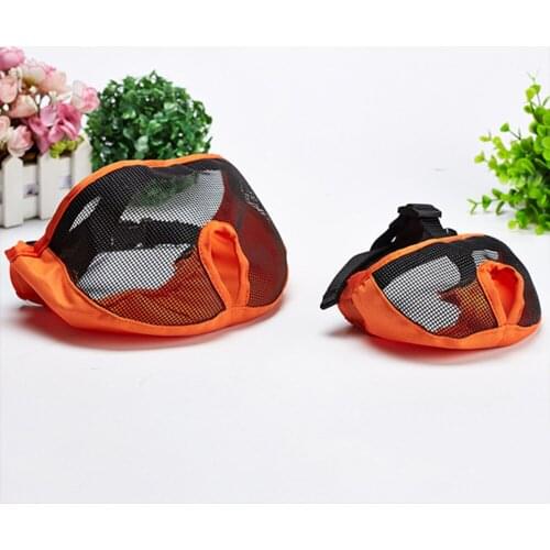 Short Mouth Pet Dog Muzzles Adjustable Breathable Dog Mouth Cover Anti Bark Bite Mesh Mouth Muzzle Mask For French Bulldog Pug