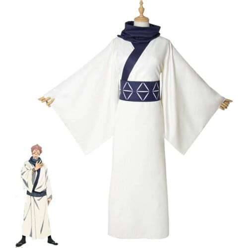 Anime Jujutsu Kaisen Ryomen Sukuna Cosplay Costume Japanese Kimono Fancy Suit Outfits Halloween Carnival Uniforms Custom Made