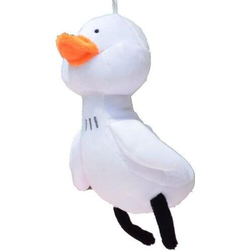 Little Duck Toy Plush Kawaii Doll Pendant Keychain Children Adult Girls PP Cotton Short Plush White Soft Light Decoration Toy