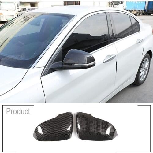 ABS Carbon Fiber RearView Mirror Cover Trim For BMW 2 Series F45 F46 Gran Active Tourer 2015-2019 1 Series X1 F48 X2 2016-2020