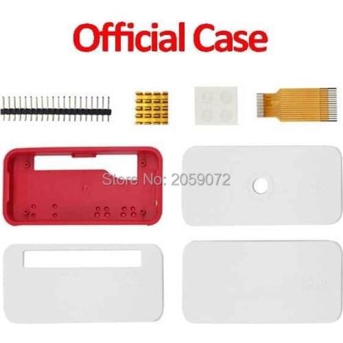 Raspberry Pi zero official case zero W GPIO Pin Heatsinks camera FFC cable