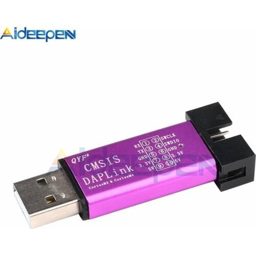 DAPLink Emulator Burner Support For Keil MDK IAR SWD Based On CMSIS-DAPLink HID Device with 4Pin DuPont Cable Replace ST-Link V2