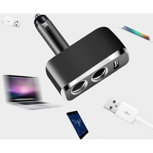 Usb Power Distributor 90 Degree Free Rotating Lighter Usb Car Charge