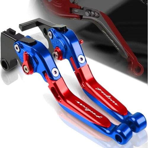Motorcycle Adjustable Folding Extendable Brake Clutch Levers Accessories For Bajaj Pulsa R200NS AllYears 200 NS/200 RS/200 AS