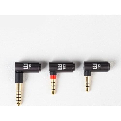 TRI Audio Adapter HIFI Earphone Adapter OCC Copper Internal Cable with Gold-plated Plug Balance and Stereo Connector