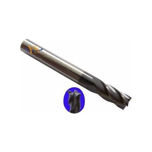 New 1pcs HRC55 4flute 14mm x 14mm x 100MM Coat Carbide End mills Cnc Milling