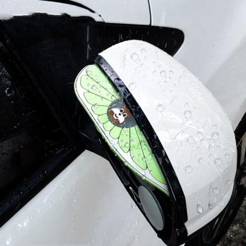 Universal 2PCS Rearview Mirror Rain Eyebrow Rain Cover Awnings & Shelters Hot Sale Car Accessories