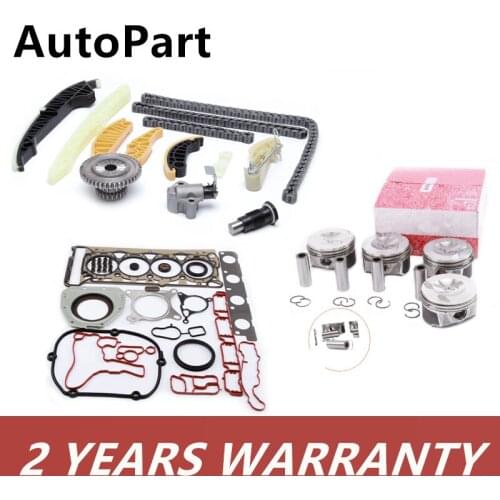06H107065AM Engine Piston Rings Timing Chain Tensioner Cylinder Gasket Repair Kit For Audi A4 Q5 TT VW Passat Golf Skoda 2.0TFSI