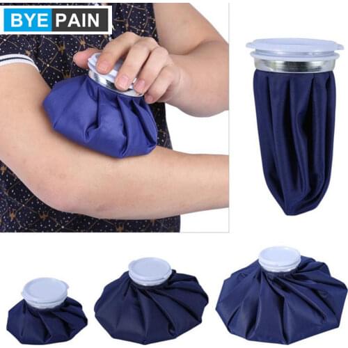 1Pcs BYEPAIN Ice Cold Pack Reusable Ice Bag Warm Water Bag for Injuries, Hot & Cold Therapy and Pain Relief (6"/9"/11")