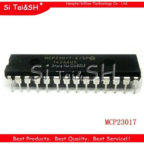 1PCS MCP23017-E/SP MCP23017-E MCP23017 DIP28